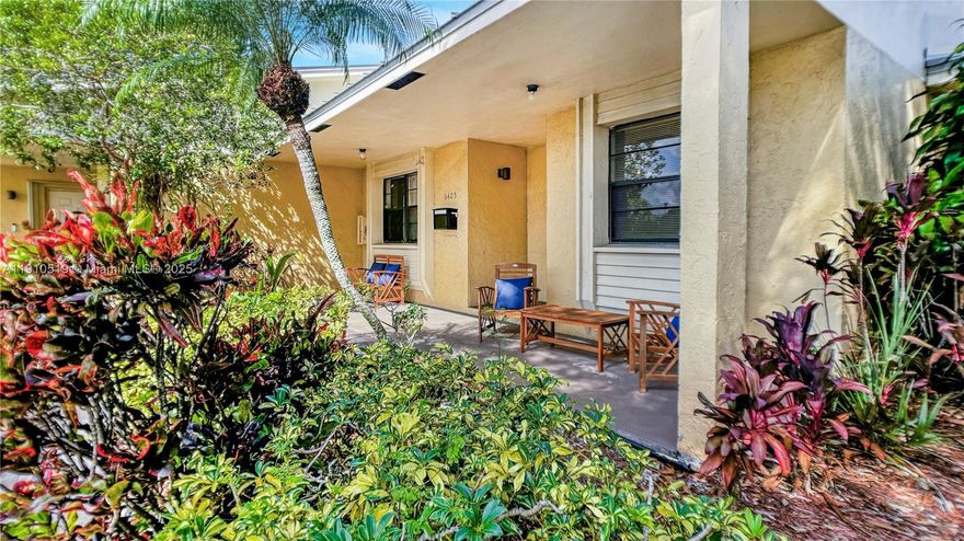 Beautifully updated 2-bedroom, 2-bath waterfront villa featuring a newer roof (2022) and serene water views. Enjoy bright, open living spaces with tile floors, a modern kitchen, and spacious bedrooms. Relax on the private patio overlooking the water or take advantage of nearby community amenities. Perfectly located just minutes from top-rated schools, shopping, dining, and major highways. This move-in-ready villa combines comfort, convenience, and Florida charm—ideal for year-round living or a seasonal retreat.