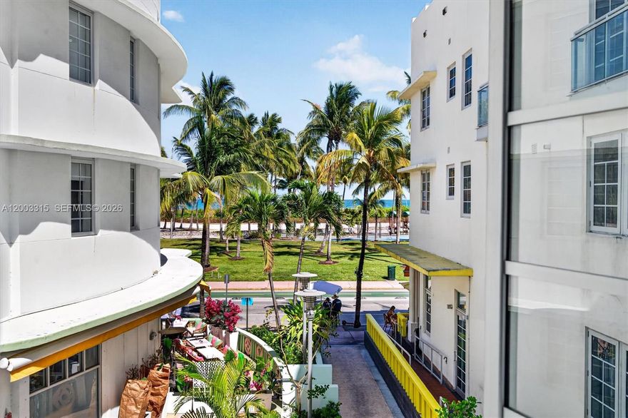 MIAMI BEACH INVESTMENT OPPORTUNITY – LEGAL AIRBNB & VRBO
LEGAL FOR AIRBNB & VRBO, this is a rare “unicorn” opportunity to own an ocean-view residence on iconic Ocean Drive in Miami Beach. Unit 3F offers the flexibility to live full-time, enjoy as a vacation home, or generate strong short-term rental income with nightly, weekly, or monthly leasing. Located steps from the ocean, this turn-key condo sits in a boutique 19-unit historic building that is well managed with strong financials. Inside, the unit is quiet, calm, and soundproof, featuring modern interiors, an updated kitchen, terrazzo baths, marble floors, and in-unit washer/dryer. Maintenance includes a 24-hour concierge who can manage Airbnb bookings, delivering true passive income. This is an ocean-view, iconic piece of Miami Beach history—positioned to benefit as Ocean Drive continues its comeback and long-term demand strengthens.