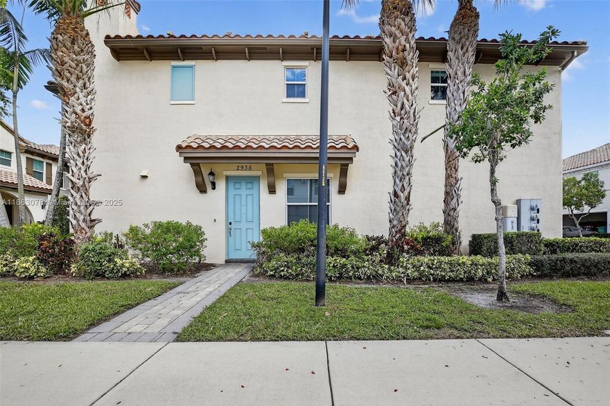 Live in the heart of Cooper City in this beautiful corner unit townhome in sought-after Cascada at Monterra. 3 bedrooms, 2.5 updated bathrooms, impact windows/doors, and a thoughtfully designed layout with tile on the main floor and wood upstairs. Open kitchen with granite counters and wood cabinets flows into a spacious family and dining area. Custom closets, updated baths, and resort-style amenities make this home a standout.