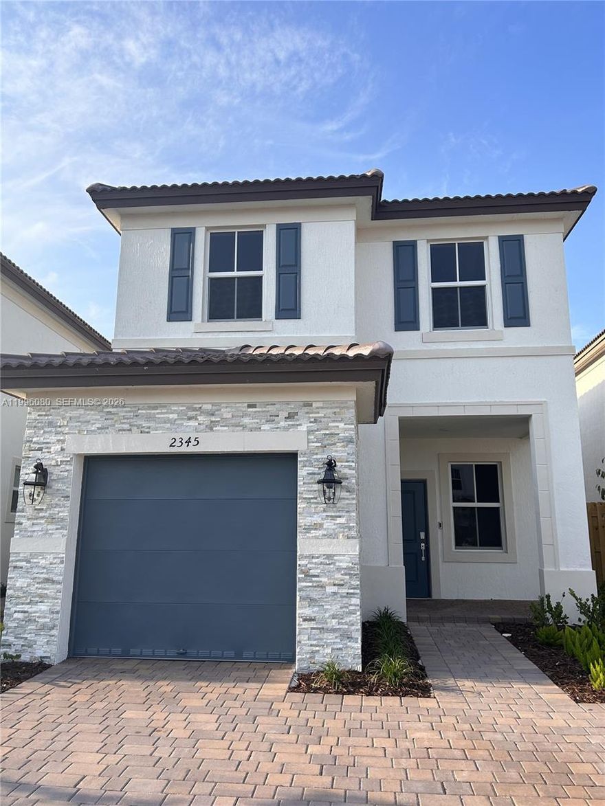 Welcome to WESTVIEW, where comfort, style, and peace of mind come together. This beautiful 4-bedroom, 2.5-bath home offers a spacious open layout with tile flooring downstairs and carpet upstairs, designed for both everyday living and entertaining. The modern kitchen features stainless steel appliances and flows seamlessly into the living and dining areas.
Upstairs, enjoy a private primary suite with walk-in closet and ensuite bath, plus additional bedrooms perfect for family, guests, or a home office. The home comes fully equipped with washer, dryer, blinds, and all light fixtures — truly move-in ready.
Step outside to your fenced patio, ideal for relaxing or enjoying your own private outdoor space. Located in a gated community with security patrol, clubhouse, pool, fitness center, and playground — offering convenience and peace of mind every day.
Prime location near major highways, shopping, dining, and schools.
Homes like this don’t last — schedule your showing today.