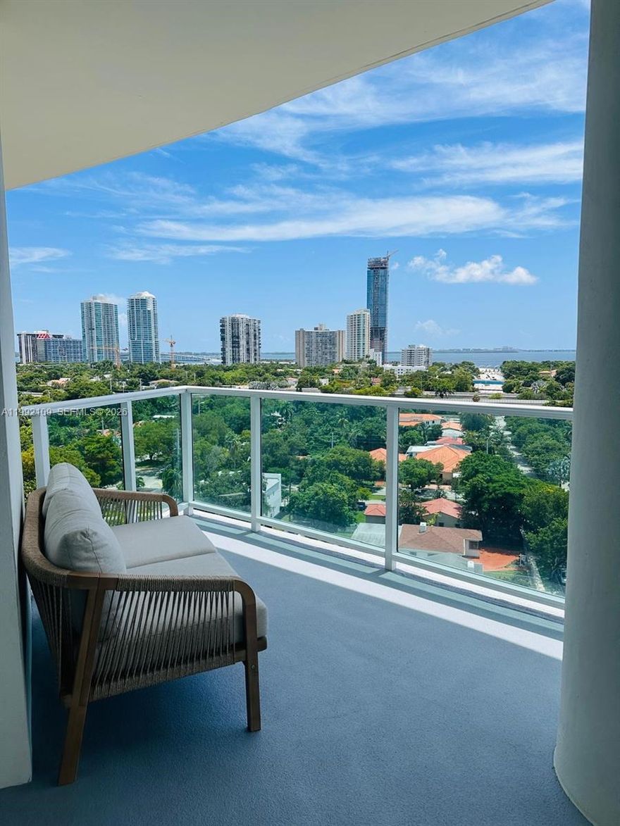 High rise living from the 10th floor revealing spectacular views of Miami area. This beautiful 3 Bedroom/2 Bathroom condo is going to be available to move in 1115/2024. Windows allow generous lighting to flow through this open amazing floor plan. Low maintenance tile flooring throughout means no carpet. Live in the middle of it all and start walking instead of driving. Nordica has 24 hour security and concierge service, secured gated assigned 2 parking spots, fitness center, and outside pool and lounge areas. Schedule your private tour today. Tenant is leaving on May 11th.