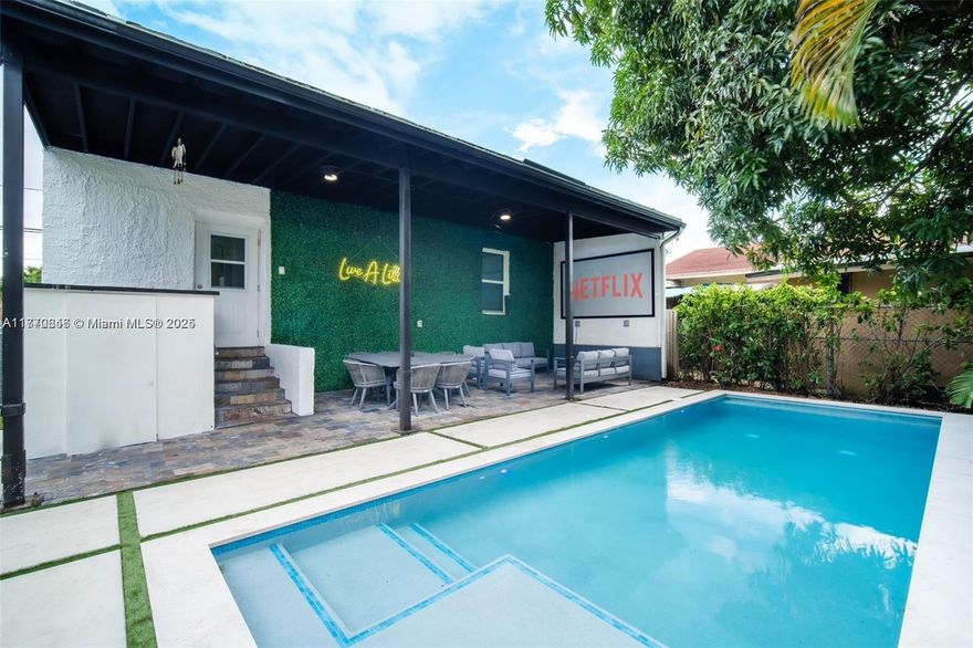 Renovated Home with a Brand New Pool! 5-bedroom, 3-bathroom home boasting over 2,100 SqFt of living space. Located at 1114 SW 11 Ave, Miami, FL, this property offers modern finishes and ample room for comfortable living. Ideal for large families or those who love to entertain, the home's well-designed layout provides both privacy and space. Situated in a highly desirable area, you're just minutes away from Brickell & Miami's best shopping, dining, and entertainment.