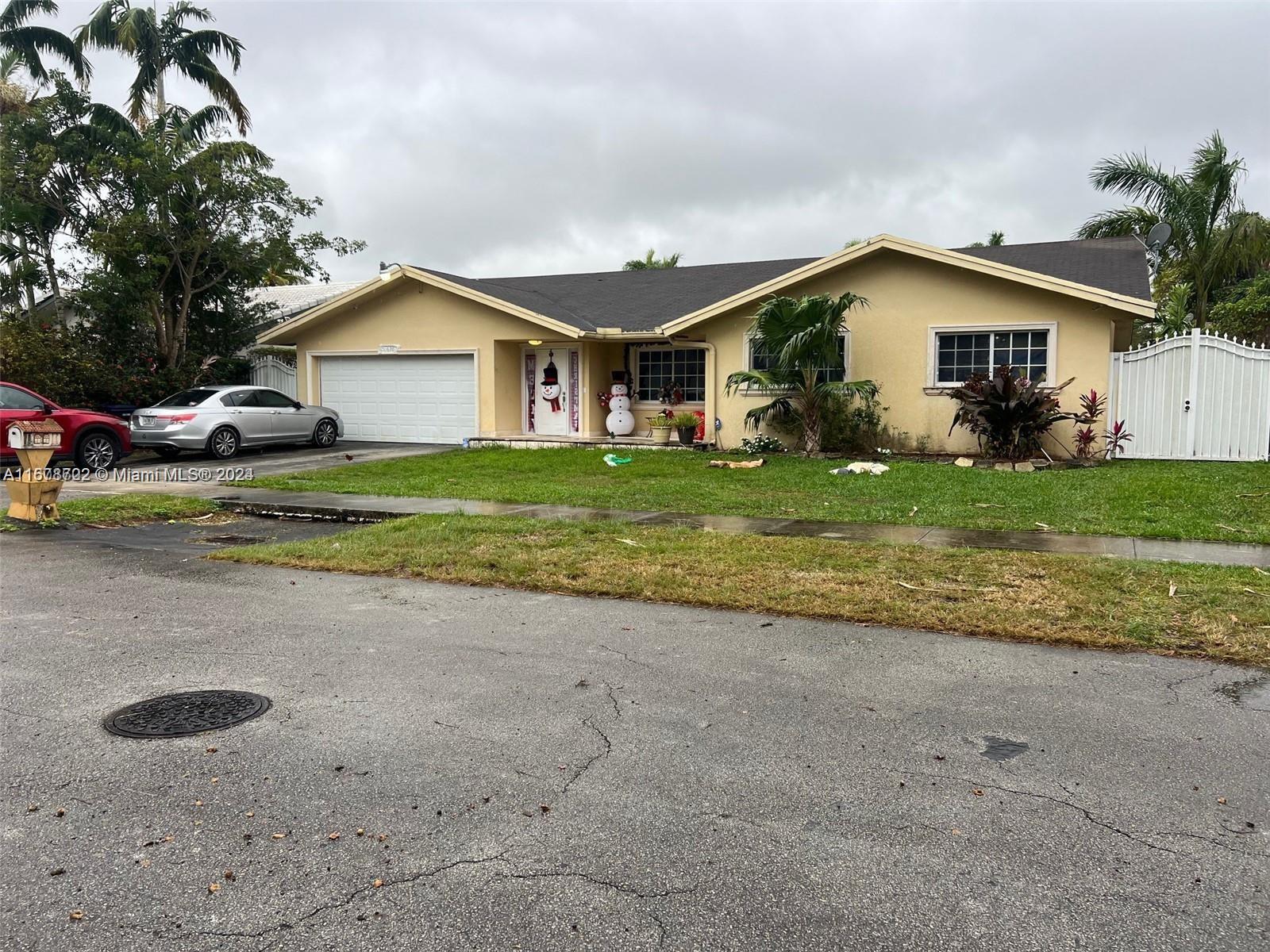 Spacious 4 bedrooms, 2 baths home in sought after area of Kendall. Enjoy the summer days entertaining in your own private pool. This house is centrally located near shops, schools and parks.