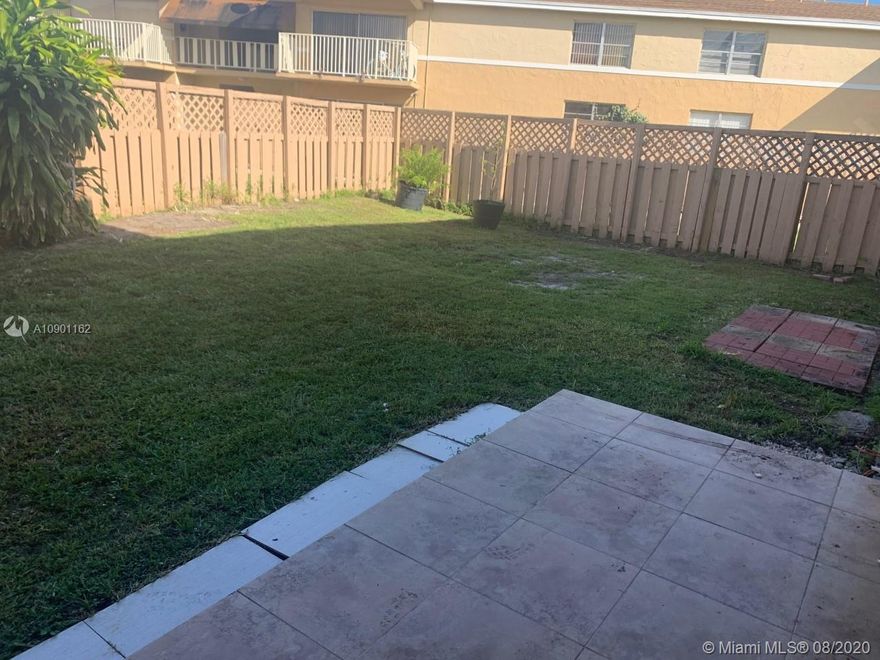 GREAT AND AMPLE CONDO AT DORAL ! FIRST FLOOR UNIT WITH HUGE PRIVATE PATIO. TILE FLOORS. LAUNDRY FACILITIES ON THE SECOND FLOOR. WATER INCLUDED IN THE RENT. NO PETS ALLOWED.