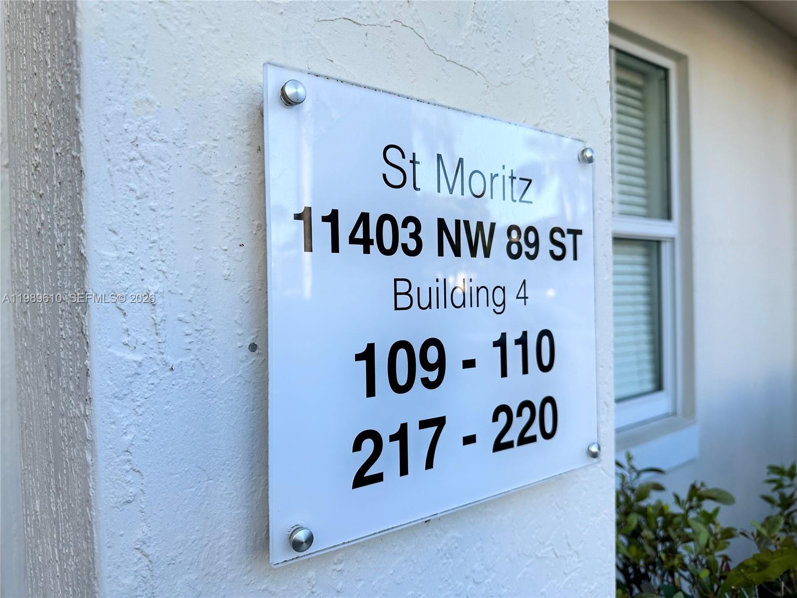 ST MORTIZ AT DORAL CONDO - Residential Lease