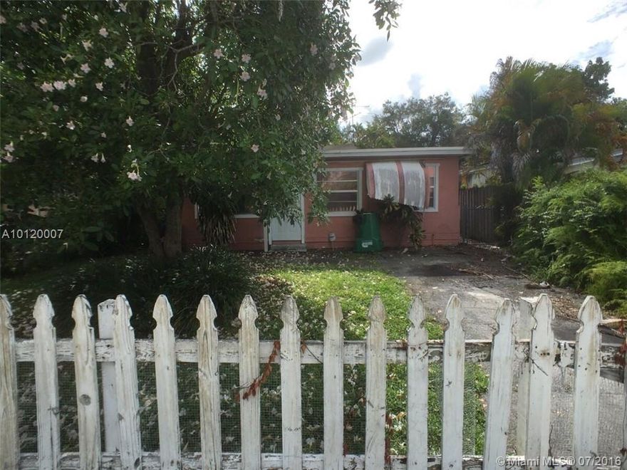 Single family home located in West Miami, within the subdivision of Coral Park. This home features 2 bedrooms and 1 bathroom with tile and wood flooring throughout. Exterior features a spacious yard with a privacy fence. Conveniently located near West Miami Recreation Center and Granada Golf Course. Seller must comply with HUD Guidelines 24 CFR 206.125 and property is sold AS IS.