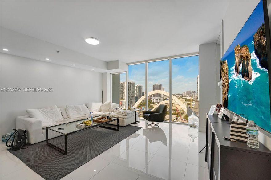 Best Buy at Ten Museum Park in Downtown Miami !  Nestled in the heart of downtown Miami , Ten Museum Park offers an extraordinary Downtown Miami living experience. This luxurious condo boasts 1 bed /1.5 bathrooms with breathtaking views of downtown Miami and bay from its balcony. TMP is a 50 story crystallic structure designed by architect Chad Oppenheim. TMP is located just minutes away from Edgewater, Midtown, Design District, South Beach, and Miami Airport. TMP provides residents with convenient access to the city's finest attractions including the Arsht Center. PAMM and Frost Museum. With its Class A building status, an array of excellent amenities. TMP is an enticing opportunity for those seeking the ultimate Miami lifestyle. The unit offers one parking space, accessible via valet service only.