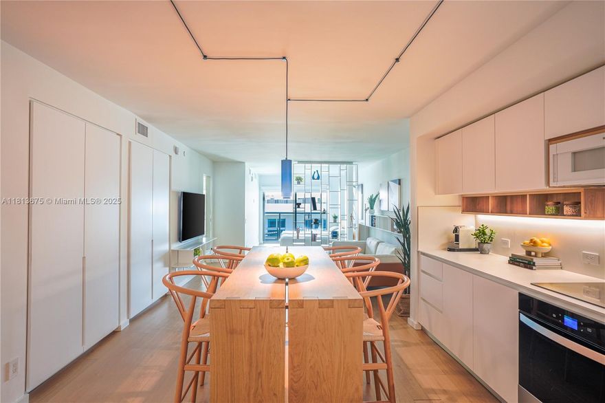 Furnished 1BD/2BA Residence – 1,033 SF at Beach Haus Bal Harbour, a boutique collection of just 36 luxury residences in the heart of prestigious Bal Harbour Village. Short Term Rentals permitted. Ideally located across from the Ritz-Carlton and steps from Bal Harbour Shops, this turnkey coastal retreat blends effortless ownership with rare rental flexibility. Features include elevated finishes, imported stone, curated furnishings, custom millwork, in-unit washer/dryer, and a fully equipped kitchen. Owners enjoy daily complimentary beach service (2 chairs + umbrella) via the exclusive Beach Haus Beach Club. Currently in reservation; closings expected Winter 2025. Completion in months—not years.