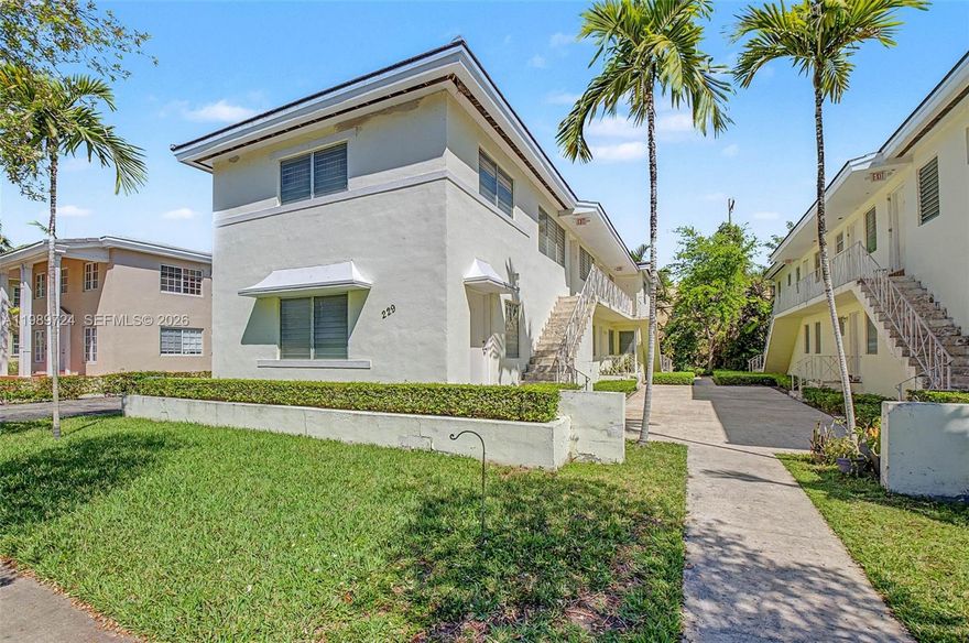 Charming 1BR/1BA apartment located on desirable Madeira Ave in the heart of Coral Gables. This well-maintained unit features a bright and functional layout with comfortable living and dining areas, spacious bedroom, and great natural light. Enjoy a tree-lined neighborhood just minutes from Miracle Mile, top restaurants, shopping, and entertainment. Laundry conveniently located on the first floor. Easy access to major roads and public transportation. 1 assigned parking space included.