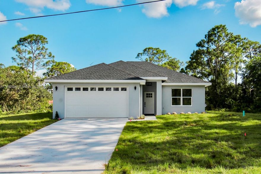 Welcome to your dream home in beautiful Lake Placid, Florida! Priced at $304,999, this stunning new-construction home features 3 spacious bedrooms, 3 full bathrooms, and sits on a large lot surrounded by nature — offering the perfect combination of luxury and tranquility. Enjoy premium finishes throughout, including granite countertops, ceramic tile in all bathrooms, and luxury vinyl plank flooring across the main living areas. The high ceilings and ceiling fans in every room enhance comfort and style, while the open layout fills the home with natural light. Located just minutes from Lake Placid’s charming downtown, local shops, dining, and beautiful lakes, this home provides the perfect Florida lifestyle. Seller is highly motivated and open to negotiate price and buyer concessions!