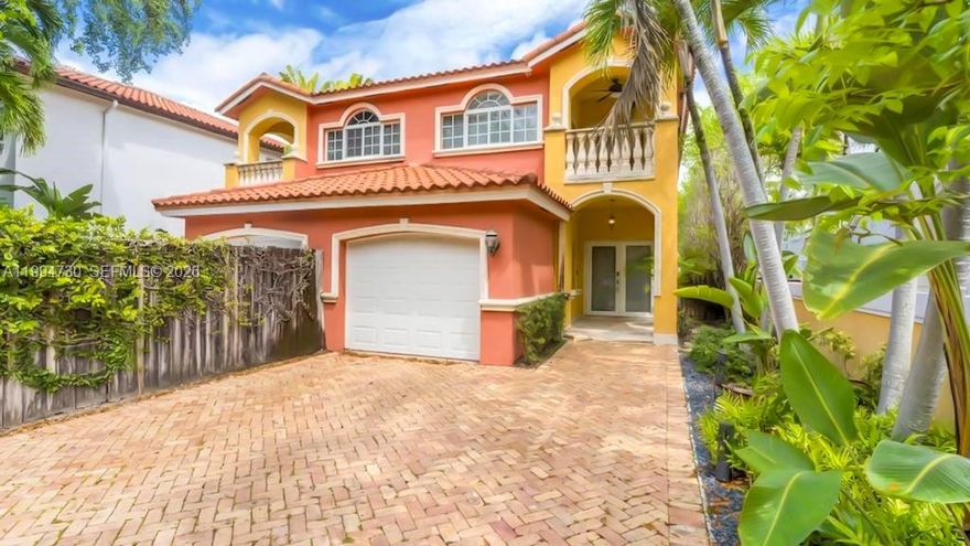 Gated Three-Bedroom Condo Townhome  in the Heart of Coconut Grove — No Monthly Fees

This gated three-bedroom, two-and-a-half-bath side-by-side condo townhome offers exceptional privacy with the rare benefit of no monthly fees. Hurricane-impact doors and windows provide added security and peace of mind.

Enjoy convenient parking with a one-car garage and space for two to three additional vehicles.

Ideally situated in the heart of Coconut Grove, this home is just a short walk to cafés, boutiques, parks, bayfront marinas, theaters, and some of the area’s top dining destinations—offering a vibrant, walkable lifestyle.

Inside, the home features a bright, open layout with 9-foot ceilings and elegant tile and marble flooring throughout. The updated kitchen is appointed with granite countertops and stainless-steel appliances, seamlessly flowing into the main living area and overlooking a private pool—perfect for both everyday living and entertaining.

Upstairs, all three bedrooms are thoughtfully positioned on the second floor. Two bedrooms are located on the east wing, while the spacious primary suite offers a walk-in closet and a private balcony terrace overlooking the backyard and pool—an ideal retreat.

A rare opportunity to own a well-appointed, low-maintenance home in one of Miami’s most sought-after neighborhoods. Schedule your private showing today.