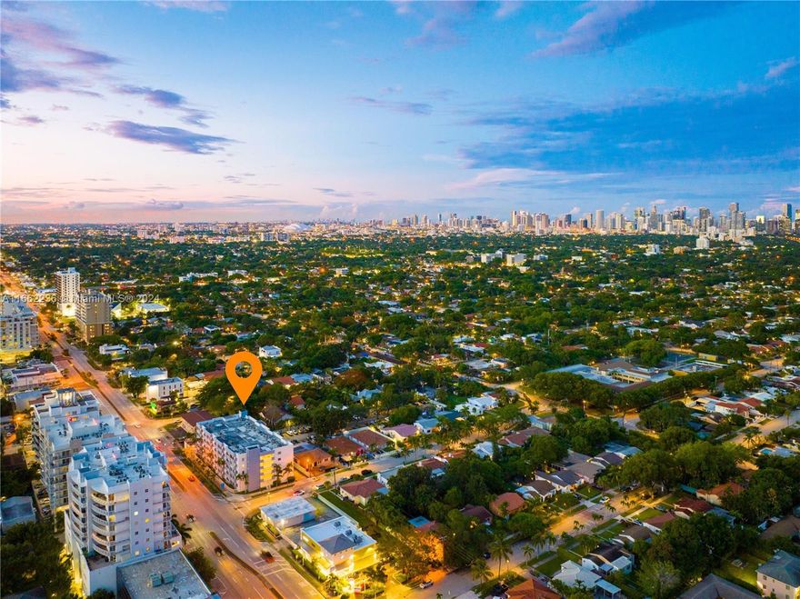 Move-in ready 2-bedroom, 2-bathroom penthouse condo near the vibrant Coconut Grove in a PRIME LOCATION at Marbella By the Grove! Freshly painted & recently updated, this unit boasts an open floor plan highlighted by modern fixtures and recessed lighting. Enjoy an open floor plan with brand new GE stainless steel appliances, spacious kitchen cabinets, tile flooring throughout, and the convenience of an in-unit washer & dryer. Each bedroom offers its own private en-suite bathroom for comfort and privacy. Located on the 5th floor with a private balcony overlooking the city. Other amenities include Central A/C and one assigned gated parking space. Pet friendly, this condo is centrally located just steps away from the Metrorail Station, US 1 and restaurants. You don't want to miss this one!