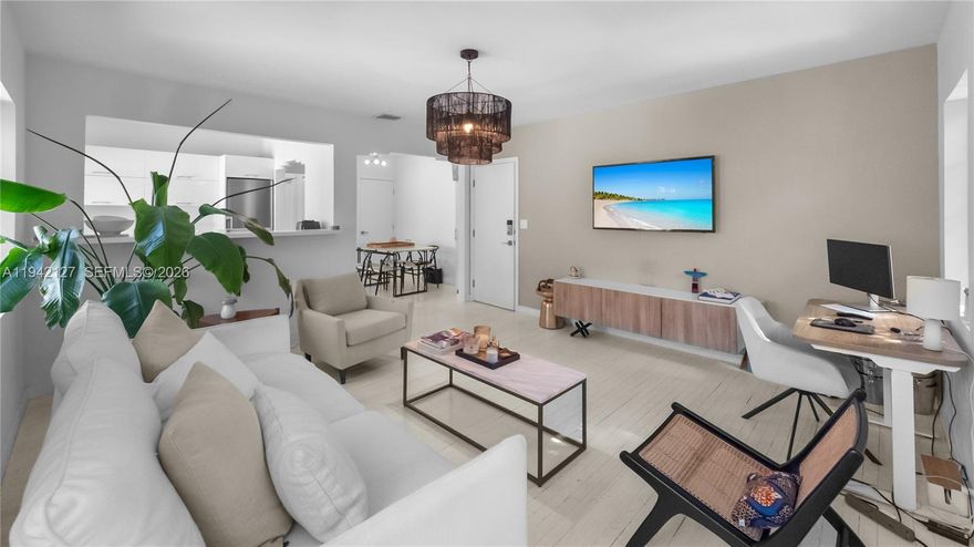 Live the Miami Beach Lifestyle!.Discover this one-of-a-kind 1-bedroom, 1-bath residence perfectly situated in the heart of Miami Beach. Your future home features elegant ceramic and wood flooring that create a warm, stylish ambiance, complemented by a smart Google Nest system for modern comfort and energy efficiency. Enjoy quick access to the beach, top restaurants, and the vibrant city life, all within a secure gated community. Whether you’re looking for a primary residence or an investment opportunity, this property offers the best of both worlds. Call Lorenzo or Maria today to schedule your private showing!