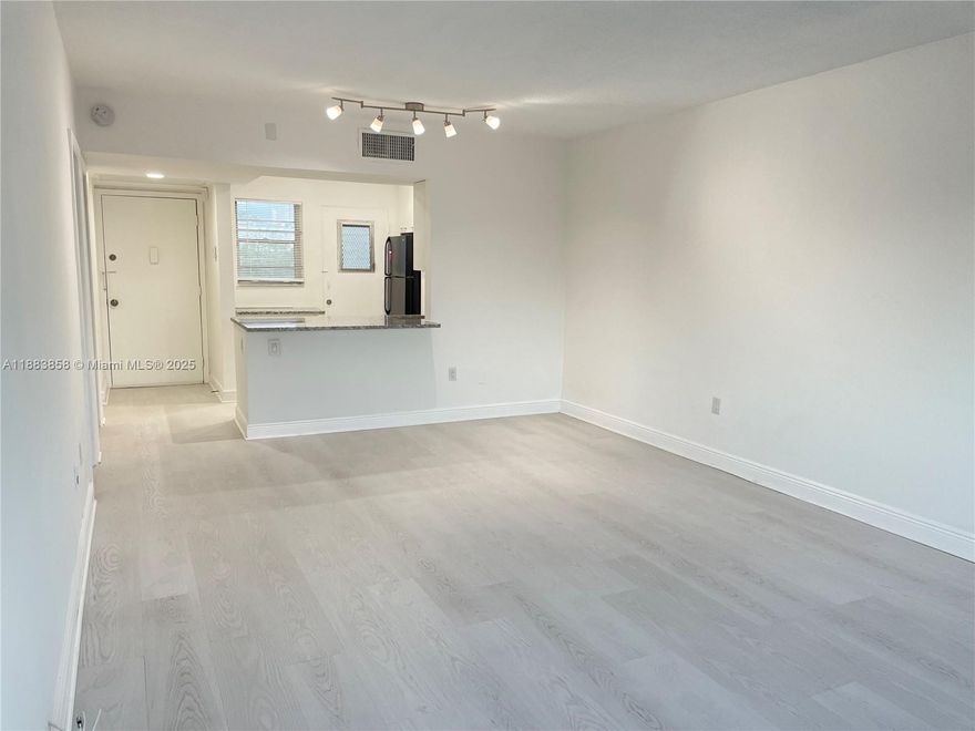 Welcome to Biscayne Lake Gardens. Centrally located in the heart of Aventura is this tranquil 1 bedroom 1 and a half bath condo. Sunlight shines through the large windows giving you a warm feeling as you walk throughout the home. Be the first to live in this recently remodeled home with its granite countertops and all new kitchen appliances. For those who like to store plenty of things, have no fear as this 1 bedroom condo has lots of storage space, closets, and even a pantry! On your sunny mornings enjoy a nice cup of coffee in the enclosed balcony as you watch the birds fly by your window before you step out for an afternoon stroll to Aventura Mall or the nearby country club trail! This is one of the best places to live in Aventura with everything you could dream of at your doorstep.