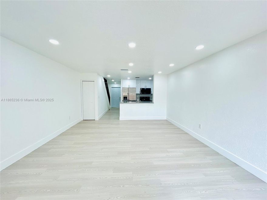 PRICE REDUCTION!!! TOTALLY REMODELED 2 bedrooms and 2 full baths CORNER townhouse with excellent location, near to expressways, shoppings and restaurants. Right in the middle of everything in the West of Hialeah. Open concept kitchen with white cabinets, beautiful gray quartz countertops and SS appliances. Modern bathrooms with glass shower doors. Nice pvc laminate, new doors, baseboards and let lighting. Quiet and small community with only 10 homes. NO PETS ALLOWED. LEASE-PURCHASE OPTION AVAILABLE!!!