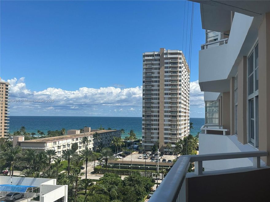 Wonderful 1 bed, 1 bath fully furnished apartment with spectacular ocean and intracoastal views located in beautiful Hallandale Beach. Air conditioning, basic cable & internet services are included in the maintenance. The Hemispheres is a resort style complex offering beach access, umbrella & beach chair service, waterfront dining, two heated pools, two mini-marts, snack-bar, two fitness gyms, sauna & steam rooms, beauty salon, tennis courts, marina w/dock available, putting golf area, billiard rooms, shuffleboard, basketball, courtesy bus, 24 hr security, and valet parking. One parking space included. Minutes away from Aventura Mall and Fort Lauderdale Airport.