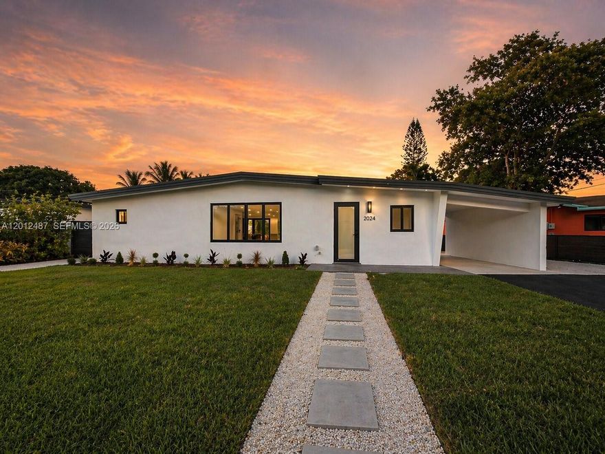 Stunning waterfront retreat completely reimagined with modern finishes and designed for true indoor-outdoor living. This turnkey home features a bright open layout, sleek quartz waterfall kitchen, and oversized impact sliders that open to your private backyard oasis.

Step outside to a spacious patio, lush landscaping, and direct canal access with your own dock perfect for small water crafts, entertaining, or simply enjoying the South Florida lifestyle.

Spa inspired bathrooms, high end finishes throughout, and a clean, minimalist design make this home stand out from the rest.

A rare opportunity to own a fully renovated waterfront property ready for immediate enjoyment.