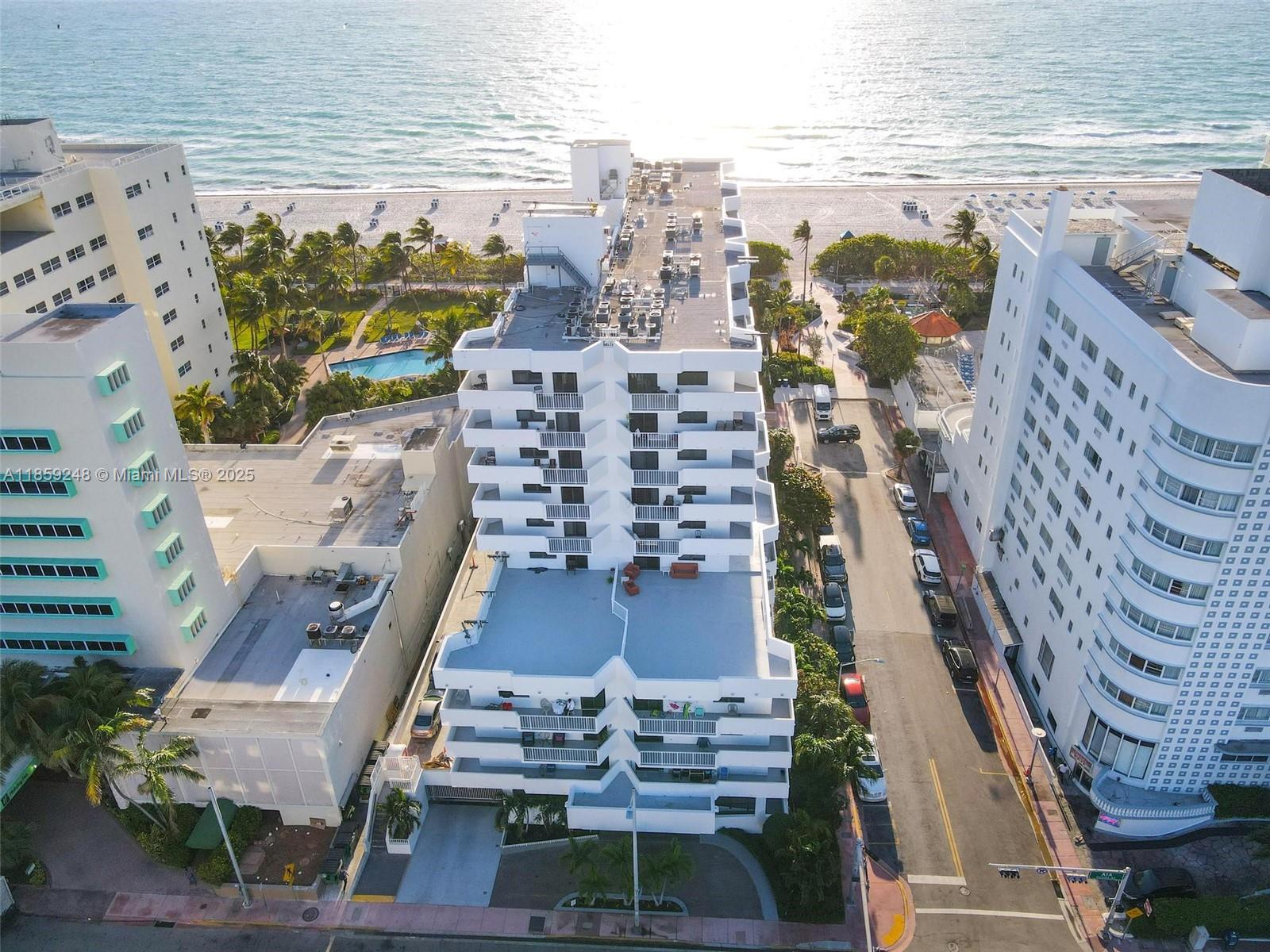 This beautifully furnished beachfront condo offers stunning ocean views and a bright, open living space. The
renovated kitchen features modern appliances and sleek countertops, while tile flooring flows seamlessly
throughout. The condo also includes hurricane impact windows, an in-unit washer and dryer, and a spacious
balcony. The Vendome is a boutique oceanfront condominium ideally located just off the beach boardwalk, steps
from Soho Beach House, the Fontainebleau Hotel, and 41st Street's shopping and dining. With easy access to the
airport, Bal Harbour, and the Design District, this is the perfect Miami Beach retreat. Amenities include a pool,
gym, sauna, concierge, and direct beach access.