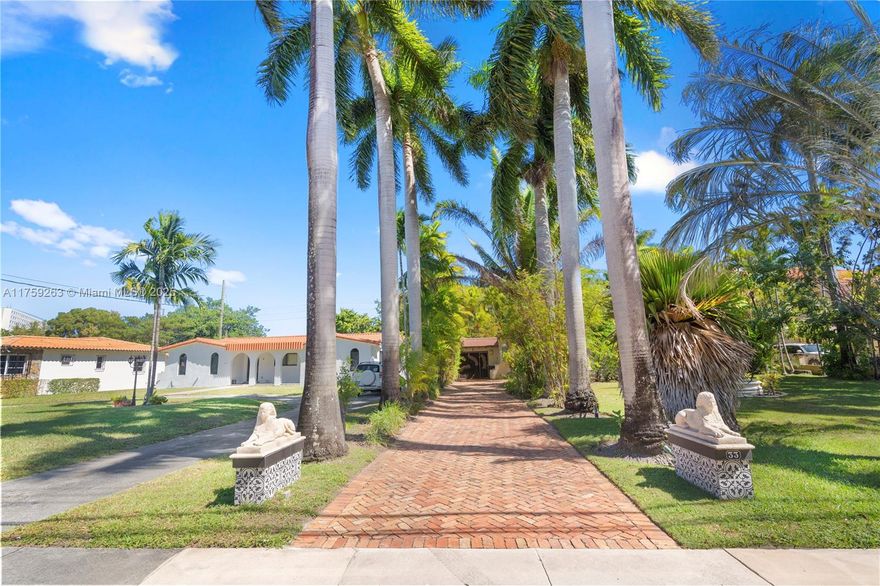 RARE OPPORTUNITY TO PURCHASE THIS SPACIOUS 3 BEDROOM 3 BATH WATERFRONT HOME WITH TONS OF CHARACTER AND CHARM*ORIGINAL HARDWOOD FLOOR THROUGHOUT THE LIVING ROOM, FAMILY ROOM, AND BEDROOMS*HUGE LIVING ROOM WITH VAULTED CEILING, GORGEOUS WOOD BEAMS AND AN ORIGINAL STONE FIREPLACE*RECESSED LIGHT AND PLANTATION SHUTTERS IN ALL BEDROOMS*ALL BATHROOMS ARE FULLY RENOVATED BEAUTIFULLY*KITCHEN OFFERS SOLID WOOD CABINETS AND GRANITE COUNTER*IMPACT WINDOWS AND DOORS*CHICAGO BRICKS DRIVEWAY AND WALKWAY THROUGHOUT*BACKYARD IS PERFECT FOR ENTERTANING WITH A LARGE COVERED TILED TERRACE, FOUNTAIN, WATER FRONT VIEW, EXOTIC PALMS AND ORCHIDS*PLENTY SPACE FOR A POOL IN THIS HUGE 16,260 SQ FT LOT*HIGHLIGHT INCLUDE A UNFINISHED POTENTIAL IN-LAW STUDIO/WORKSHOP*NO ASSOCIATION*