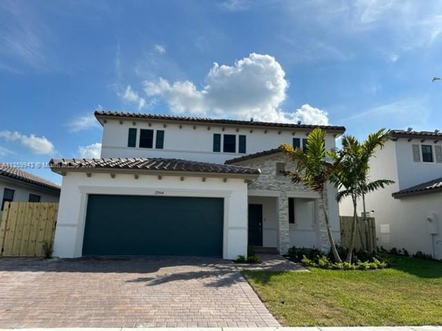 Be the first one to live in this beautiful brand new smart house 4 bedrooms and 2 1/2 Baths. Very close to Turnpike, Miami airport, Doral, downtown, great schools and great restaurants.