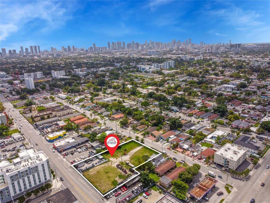 2140 NW 36th St presents a rare assemblage opportunity consisting of multiple lots totaling approximately 46,742 square feet in a central Miami corridor. The site includes two T6-8-O parcels totaling 32,842 square feet, with a combined theoretical density of approximately 113 units, along with two additional 6,950-square-foot parcels zoned T3-O. Under their current zoning, the T3-O lots are better suited for lower-density residential use such as one duplex or one single-family residence per lot, which equates to an additional 4 theoretical units if developed as duplexes. In total, the assemblage offers an overall theoretical development potential of approximately 117 units, before factoring in design, parking, access, open space, and municipal approvals.
This assemblage offers a strong opportunity for a developer or investor seeking scale and flexibility in one of Miami’s evolving urban corridors. With multiple parcels and mixed zoning, the property presents the ability to plan around a larger redevelopment vision while benefiting from the added control of the T3-O components. Opportunities to assemble this amount of land in a central Miami location are increasingly limited, particularly in areas experiencing continued residential, commercial, and mixed-use growth.