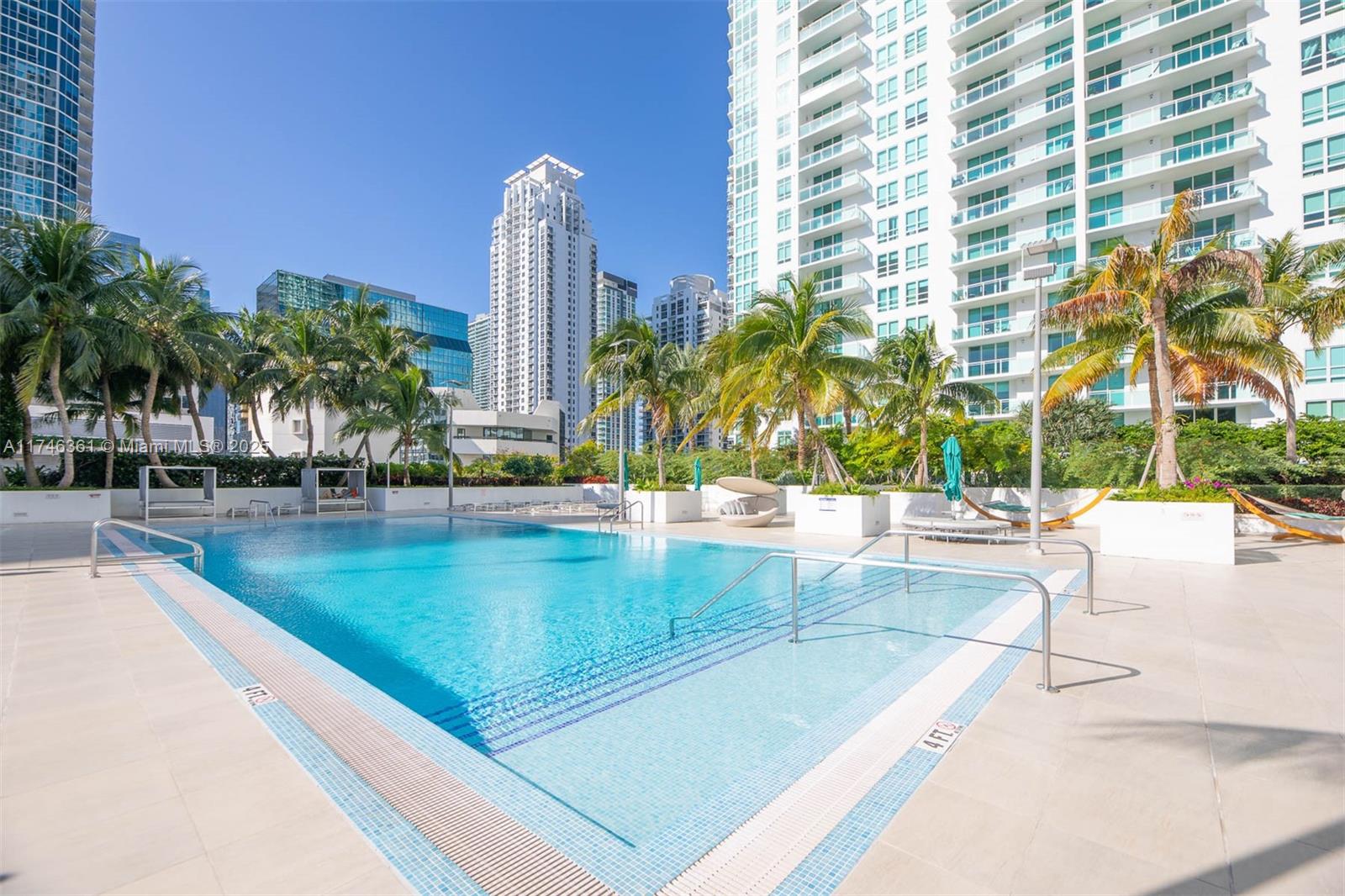 Prime Location in Brickell! Enjoy spectacular bay and city views from this exceptional property. This 1-bedroom 1 bathroom unit spans 628 square feet, features modern high ceilings, stainless steel appliances, imported Italian cabinetry boasting a seamless blend of comfort and style. The building offers an array of top-tier amenities, including a pool, gym, sauna, theater room, business center, 24-hour concierge, valet, and security, among many others! Located in the Heart of Brickell, you’re just steps away from restaurants, cafes, and offices, making it the perfect place to live, work, and play. Internet and basic cable included, assigned parking space, 24-hour business room. Immediately available and fast approval.
Easy to show! Contact Listing Agent today to schedule a showing.