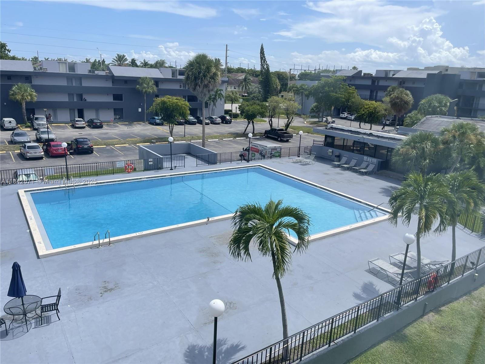 Association fully funded and has at least 10% reserves. Beautiful 2-bedroom, 1.5-bath condo in the heart of Miami. Features a spacious layout with high ceilings, fresh white paint, and all-tile floors. The kitchen offers granite countertops, backsplash, modern cabinets, and a smart fridge. Enjoy pool views from the living room and both bedrooms. Includes a new A/C unit, walk-in closet, and plenty of storage. Community offers a large pool, low HOA fees, and low property taxes—ideal for homeowners or investors. Walking distance to Target; minutes to 836, 826, Turnpike, FIU, MDC Doral, top schools, Dolphin & International Mall, Miami Airport, restaurants, and supermarkets. Laundry in building. No age restrictions. Comes with 2 assigned parking spaces plus ample guest parking. Move-in ready!
