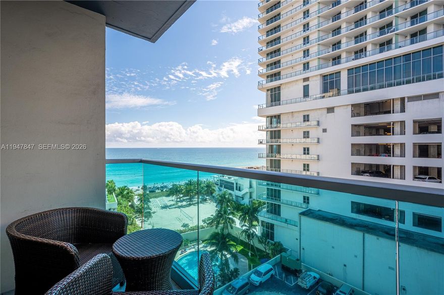 Live the beachfront lifestyle at Sian Ocean Residences. This spacious 2-bedroom, 2-bath residence features a desirable split floor plan offering privacy and flexibility, along with lateral ocean views and abundant natural light, and has been substantially upgraded!

The open living and dining area extends to a private balcony, ideal for enjoying ocean breezes. Bedrooms are positioned on opposite sides of the unit, each with its own full bathroom, making the layout perfect for owners, guests, or renters.

Vacation rentals are permitted, allowing you to rent it while you’re away and enjoy it when you’re here. Whether used as a full-time residence, seasonal retreat, or income-producing property, this unit offers exceptional versatility.

Residents enjoy direct beach access and resort-style amenities including a beachfront pool, fitness center, valet parking, 24-hour security, and concierge services. Ideally located near the Hollywood Broadwalk, dining, shopping, and entertainment, with convenient access to major highways and airports.

A rare opportunity to own a flexible beachfront property in one of Hollywood Beach’s most desirable buildings.