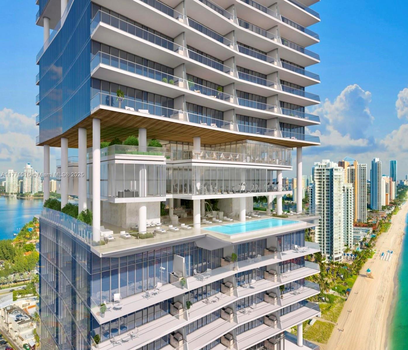 Property for Sale at 18501 Collins Ave 1804, Sunny Isles Beach, Miami-Dade County, Florida - Bedrooms: 4 
Bathrooms: 6  - $7,500,000