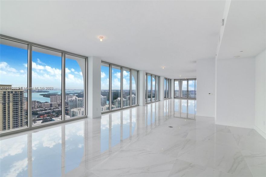 New to Market, gorgeous south corner 5 bedroom 5 1/2 bathroom home in the most exclusive building in Sunny Isles Beach on the ocean. Terraces on the east and west side of the building and incredible unobstructed views to downtown Miami.