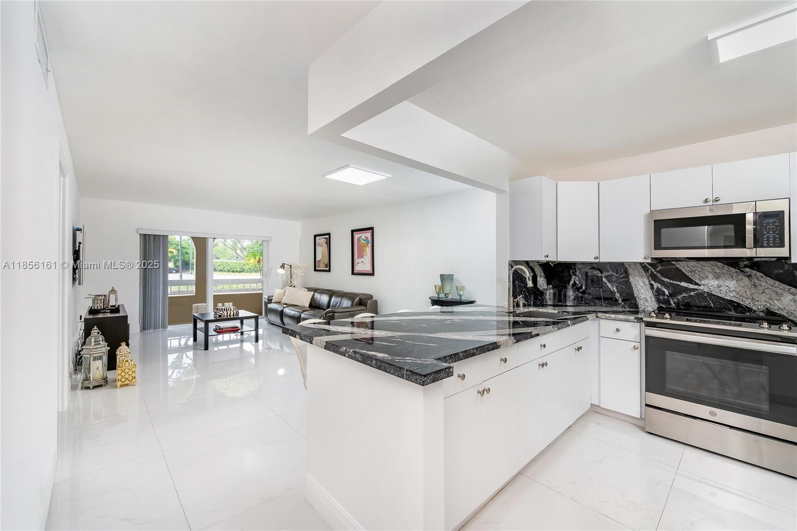Fully renovated one-bedroom, open concept apartment located in the heart of Dadeland area. One of the best and beautifully kept communities of Village Creek, this apartment offers all new appliances, beautiful porcelain tile floors, a gorgeous granite counter, and sleek modern bathroom. The unit has impact windows throughout, lots of closet spaces, including walk-in closet, and low HOA fees. Only a couple of blocks away from Dadeland Mall, Metrorail station, only 12 miles to Miami International Airport, and 10 miles from Brickell. Amenities include multiple pools, clubhouse, exercise rooms, tennis and basketball courts, and 24/7 roving security. Association has good reserves and no special assessments.