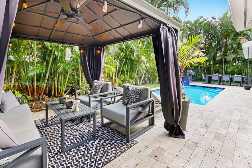 Immaculate 3/2 pool home in desirable Wilton Manors. This well appointed house comes fully furnished and is perfect for a residence or for an Airbnb investor. Its inviting pool, lush backyard, and open floor kitchen make it the perfect house to entertain. It features impact windows throughout, remodeled bathrooms and kitchen, stainless steel appliances, walk-in closet, newer roof and high end finishes. The third bedroom was converted into a formal living room and can easily be converted back.