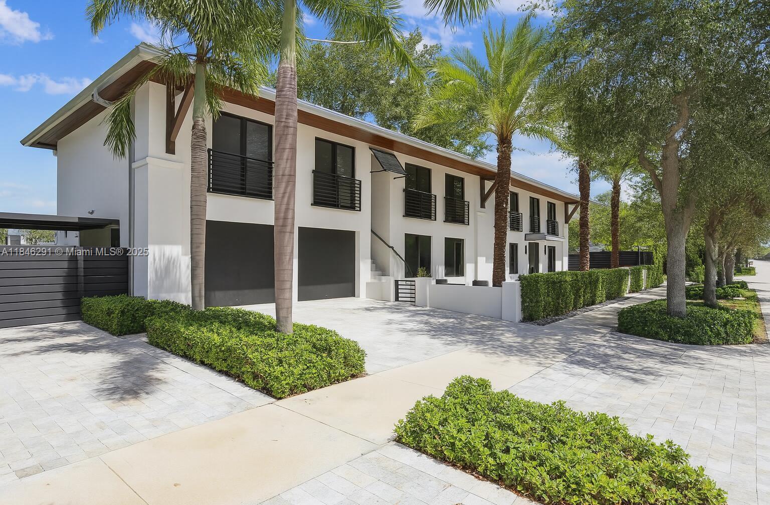 Modern 5-bedroom, 4.5-bath luxury home in the heart of Victoria Park, just blocks from Las Olas. Includes a private studio apartment with separate entrance—great for guests, rental, or home office. Substantial indoor and outdoor upgrades, including heated saltwater pool, outdoor kitchen, custom pergola, gym area, and landscaping. Open-concept interior features Poggenpohl kitchen with Miele, Wolf, Sub-Zero, and Duravit appliances, sculptural glass staircase, custom indoor bar, and fully finished air-conditioned garage. Whole-house generator (Generac), Crestron, Sonos smart system controls lighting, temperature, shades, music, etc. Meticulously maintained and move-in ready, this home blends luxury, technology, and a prime walkable location.