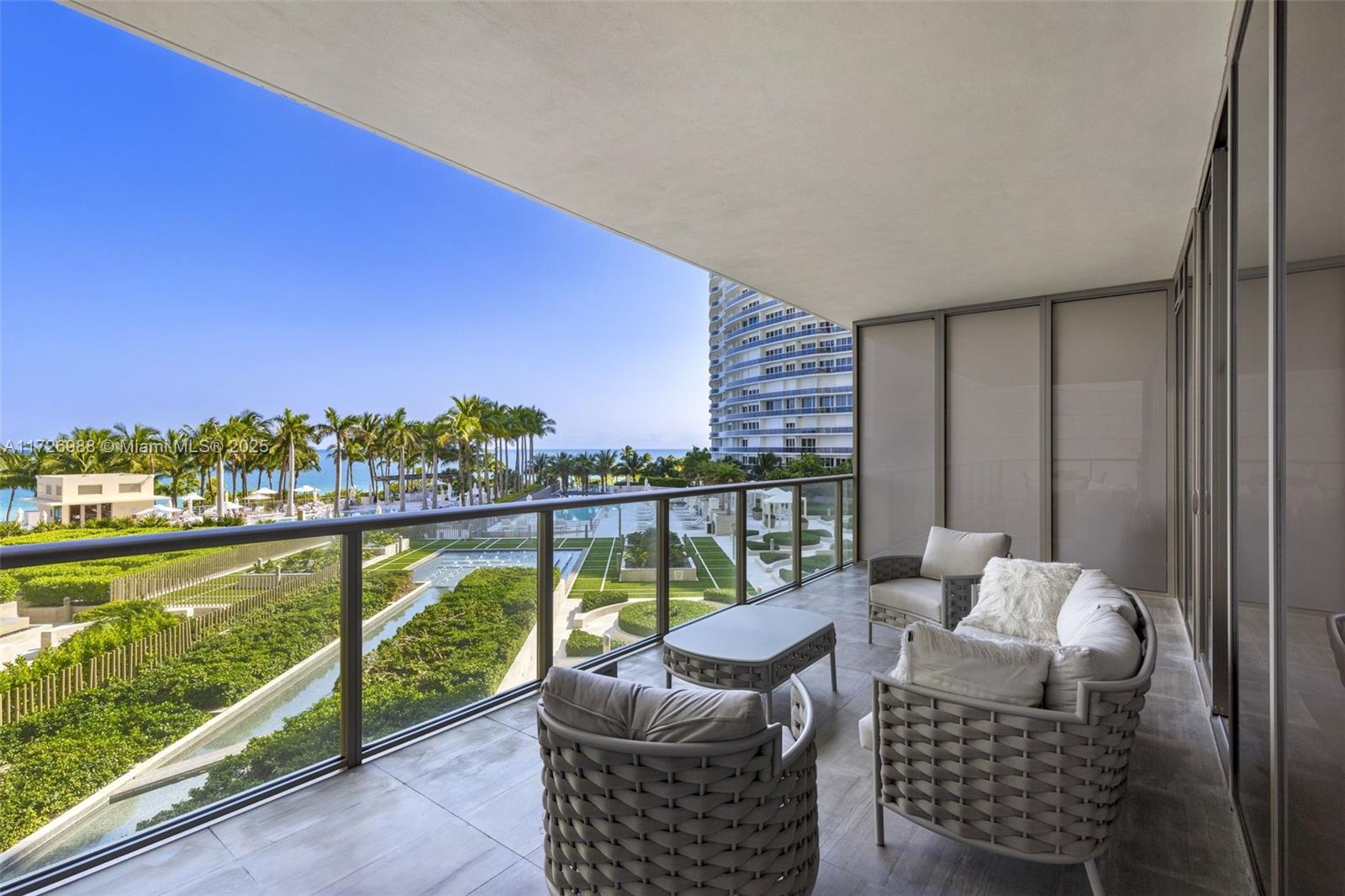 Rental Property at 9701 Collins Ave 404S, Bal Harbour, Miami-Dade County, Florida - Bedrooms: 2 
Bathrooms: 3  - $18,000 MO.