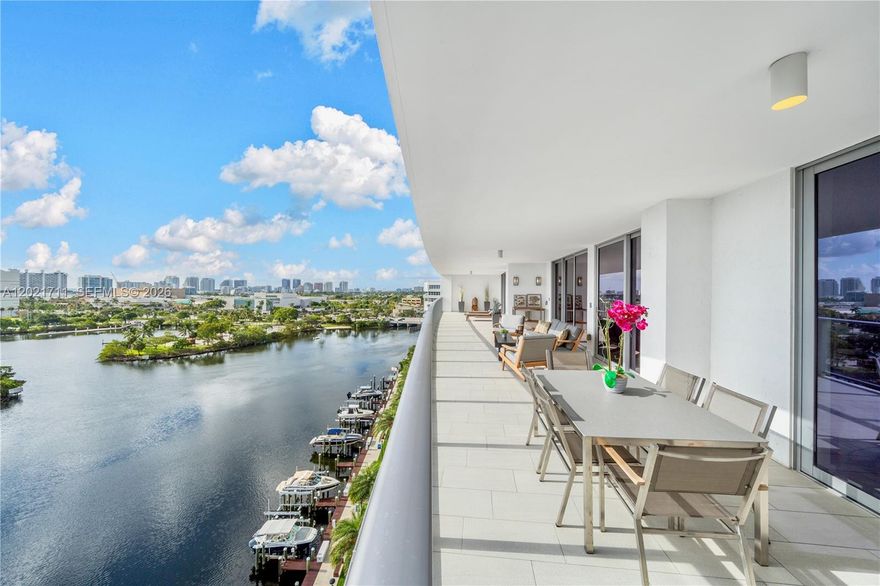 Ultimate Indoor/Outdoor Lifestyle in this Exquisite Waterfront RIVA Residence, Offering Stunning Water Views from Every Room & 867 SqFt Private Terrace. Highly Desirable 02 Plan Features 3 Bedrooms & 3.5 Bathrooms. Chef’s Kitchen Equipped w/Wolf Gas Cooktop, Sub-Zero Fridge & Wine Cooler. Spacious Primary Suite Features 2 Walk-In Closets. Private Elevator Entry, Pantry/Laundry Room with Utility Sink, Brand New A/C Unit, 2 Parking Spaces, Large Climate Controlled Storage Locker. Boat Slips Available for Additional Price. 40,000 SqFt of Resort Quality Amenities: Heated Pool Overlooking Middle River, 7,000 SqFt Gym, Yoga Studio, Wellness Center w/Sauna, Steam & 2 Massage Rooms, 2-Story Resident's Lounge, Sunset Deck w/Jacuzzi, Cucina Community Kitchen to Entertain, 3 Guest Suites, 24/7 Front Desk, Valet, 2 Dog Walks, 400’ Waterfront & Prime Location.  Best Priced 3-Bedroom at RIVA. Do Not Let This Opportunity Pass.