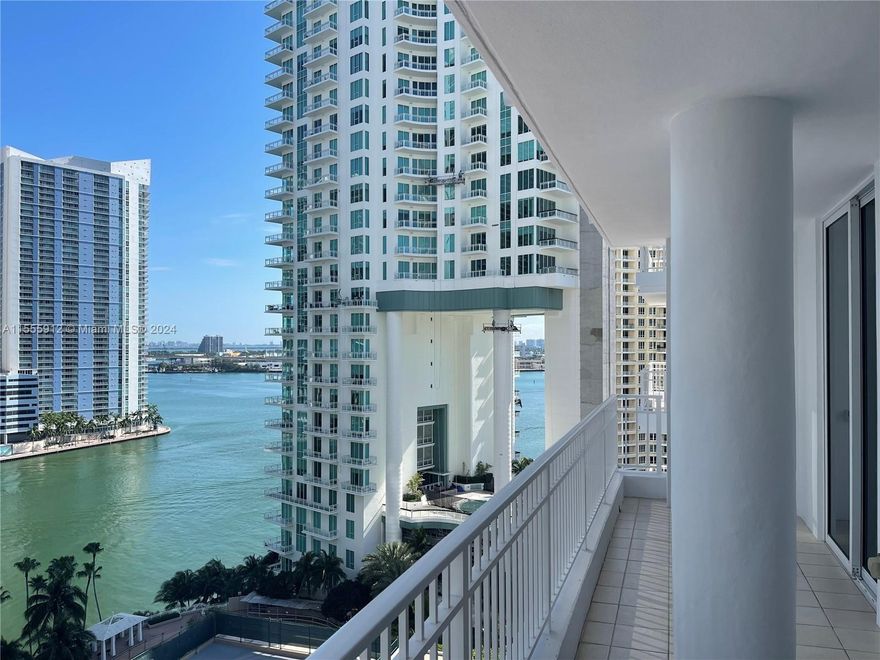 Recently renovated (bedrooms, bathrooms, kitchen and hardwood flooring) and fully furnished, Line 10 unit, with breathtaking views to the emblematic Miami river, downtown and sobe. Its north orientation is ideal for withstanding the hot summer season and enjoying the mild winter months. Perhaps one of the most efficient layouts in the entire condominium. The kitchen area is ideal for cooking and entertaining guests with direct access to the terrace allow plenty of ventilation. The two bedrooms are on opposite sides, and one of them has a double door which allows for total privacy. Unit comes with 1 parking spot. Enjoy 5 star amenities and the island style of living within walking distance to downtown Miami!