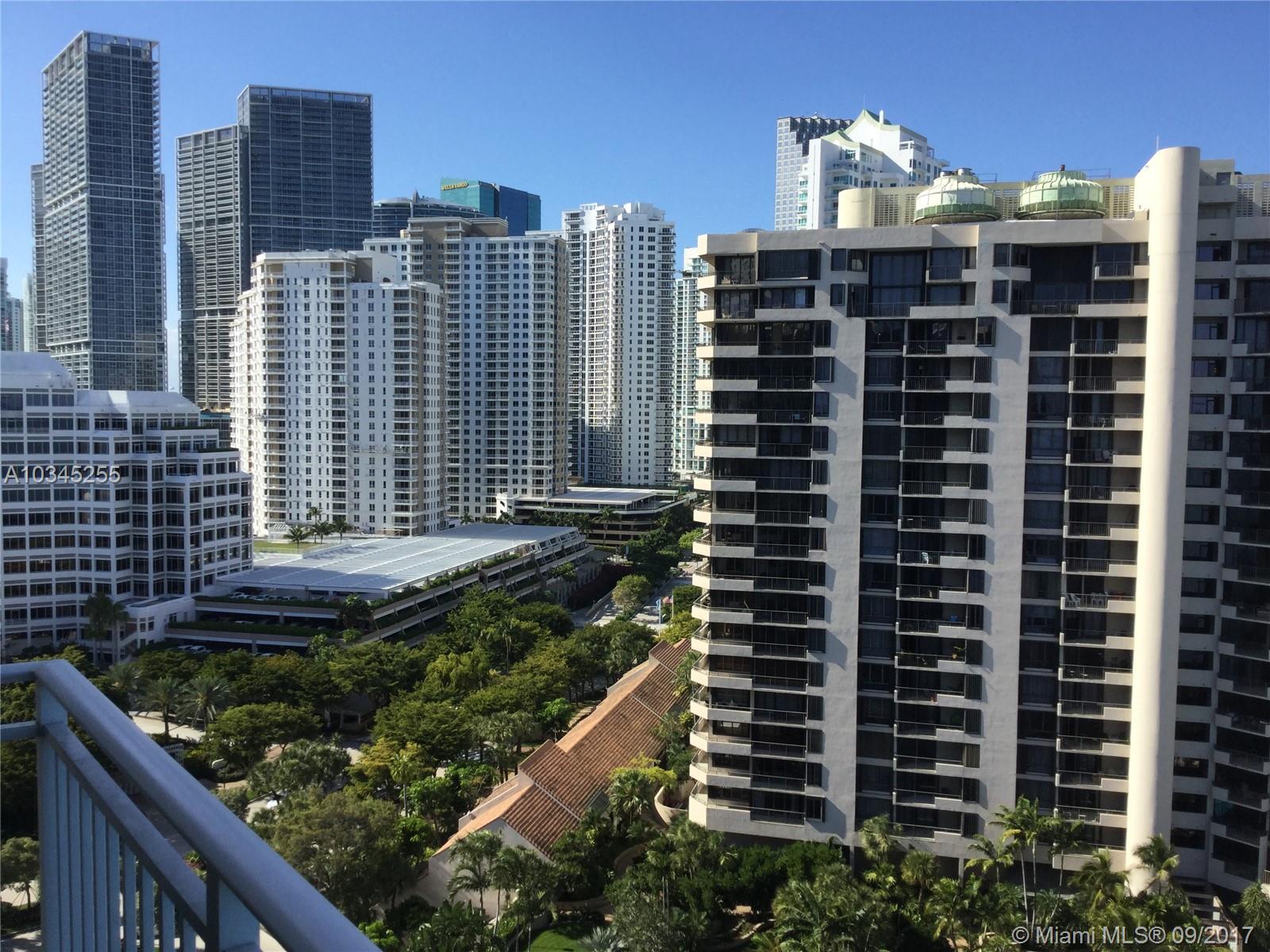 Beautiful Miami Bay View located in luxurious Brickell Key private Island.1 Bed/1bath."The Only 1-Bed Condo With 1 Parking Space".Geogeous Hickory wood floors,include bedroom.Water front view,Gym,Social area,Conference/Social Room,Pool/Spa and BBQ area.Business Center.Pets allowed.24-Hour Concierge,Valet and Security.Enjoy Walking/Jogging around the 1 mile island perimeter.Walking distance to Brickell City Center,Brickell Village,Bayside Mall and American Airlaines Arena.OTHER PARKING SPACE OPTIONAL $150 month.