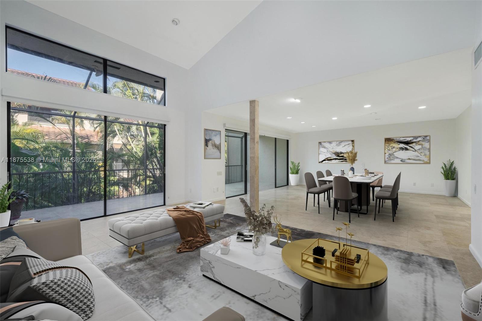 Live in Coconut Grove at L'Hermitage. Highly sought-after 4 bedroom, 4 bathroom townhouse, with 4,293 total square foot, open living spaces, formal living and dining rooms, large master suite with seating area and 2 walk in closets, updated master bathroom with dual sinks and separate tub and shower. The main level features a gourmet kitchen, spacious living and dining room, and 1 bedroom ad 1 full bathroom. It also features a spacious sitting area and bedroom en-suite, 2 car garage plus 2 parking spots and an elevator. L'Hermitage features amazing architecture, in a 24 hr security private guard community with tennis courts, marina, bbq area and lushly landscaped walkways. Boat slip available.