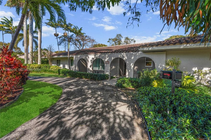 Palmetto charm with modern elegance. This beautiful residence features a seamless open floor plan accented by dramatic wood - beam vaulted ceilings. Every detail has thoughtfully curated, from designer finishes and crown moldings to the gourmet chef's kitchen and sumptuous baths, practicality meets peace of mind with full impact windows, 2017
tile roof, PVC plumbing and updated flooring. Oversized roofed patio with BBQ and inviting pool! Great corner lot. Private backyard. Located just within short stroll from A+ schools and parks. Fabulous offering.
See Broker's remarks for showing instruction.