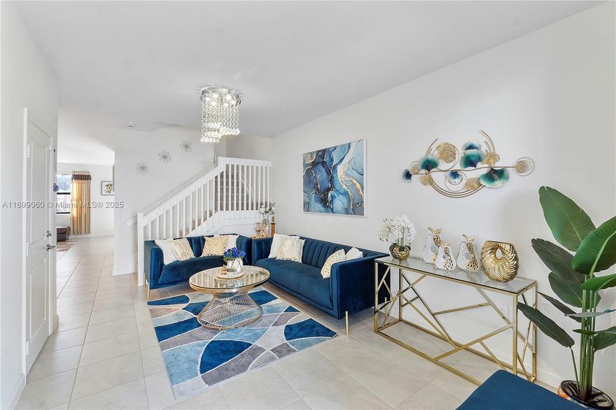 Beautiful 4BED/2.5 BATH townhome in Corsica Community now Available! The modern finishes like tile flooring, stainless steel appliances give it a contemporary vibe, while the fenced patio and no backyard neighbors add a sense of privacy. Plus, having amenities like a clubhouse, pool, and child play area is perfect for a family-friendly atmosphere. Being near shops, groceries, and expressways definitely adds convenience too.  Impact doors and windows throughout Don't miss this opportunity,. Schedule your showing today!!!