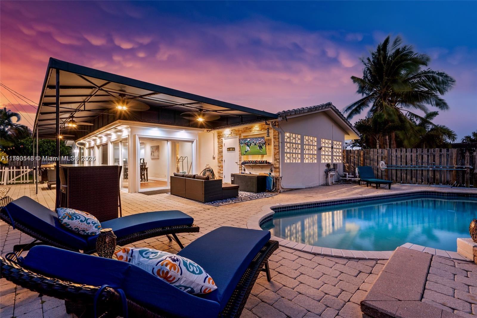 Property for Sale at 2231 Ne 38th St, Lighthouse Point, Broward County, Florida - Bedrooms: 3 
Bathrooms: 2  - $740,000