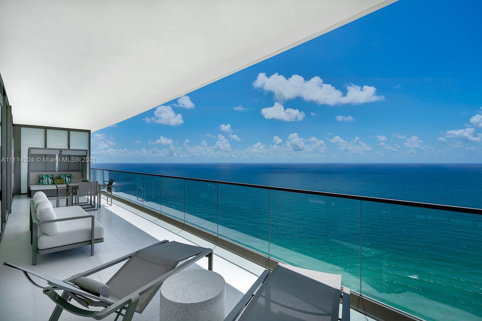 Come see this incredible, fully furnished unit, designed by Mendez Vela Design, with private elevators at the Residences by Armani/Casa. Wake up in your custom Italian bed overlooking the Atlantic Ocean. Sit back and relax while you sip a cup of coffee or have a glass of wine while watching the sunrise or sunset on your two balconies with almost 1000 square feet of space and unobstructed views.
This newly constructed building has spectacular 5 star amenities such as cigar & wine room, oceanfront pool & bar, Spa & Fitness Center, restaurant, movie theater, valet parking and much more.
Located in the heart of Sunny Isles Beach within close proximity to the best shops and restaurants in town.