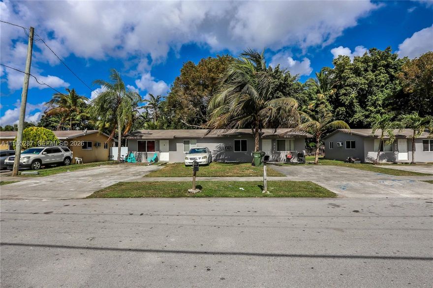 MSP Group, LLC is proud to be the exclusive listing broker for the duplex property located at 933 NW 11th Street in Homestead, Florida. The property consists of 2, 2-bedroom/1-bathroom units that total 1,684 SF of net rentable SF built in 1994 that sit atop a 7,700 SF providing each of the tenants a backyard and the closet thing to single family living experience. The property is individually metered for water and electricity providing the landlord low monthly expenses. All windows are impact helping keep insurance costs low. With a current monthly income of $3,800 per month this property will be an excellent cash flowing asset for the next buyer from day one. The adjacent property 901 NW 11th Street is also available for purchase and may be purchased together or separately.