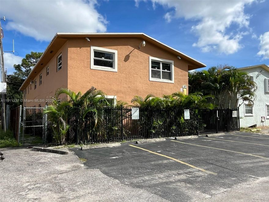 This building is perfect for section 8. Section pays for this Zip code $3,047. That brings in $146K gross and about $115K Net. It consist of four units of 3 bedrooms 2 Bathrooms of 1,200 SF each. Two closets of laundry. 6 parking spaces total. Freshly painted . Impact windows. CAP of 7%. 40% of seller financing.