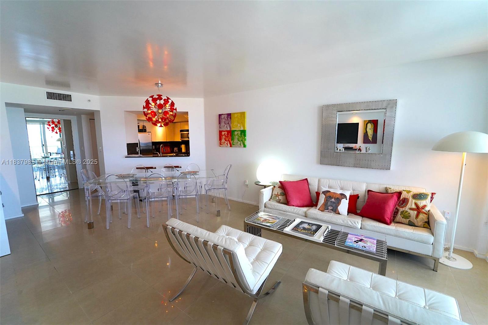 Sunset Harbour epitomizes lifestyle and tranquility, making it one of Miami Beach's most sought-after waterfront condominiums. Ideally situated near the Venetian Bridge and Lincoln Road, it offers easy access to top restaurants, shops, and vibrant nightlife. This bright corner unit features two spacious bedrooms, boasting southeast-facing views that capture the cityscape and bay. Elegantly furnished and move-in ready, it’s a perfect haven for urban living. The building offers full amenities, including a pool, gym, common areas, valet, 24/7 front desk, and security—all with breathtaking views of the bay and Miami skyline.