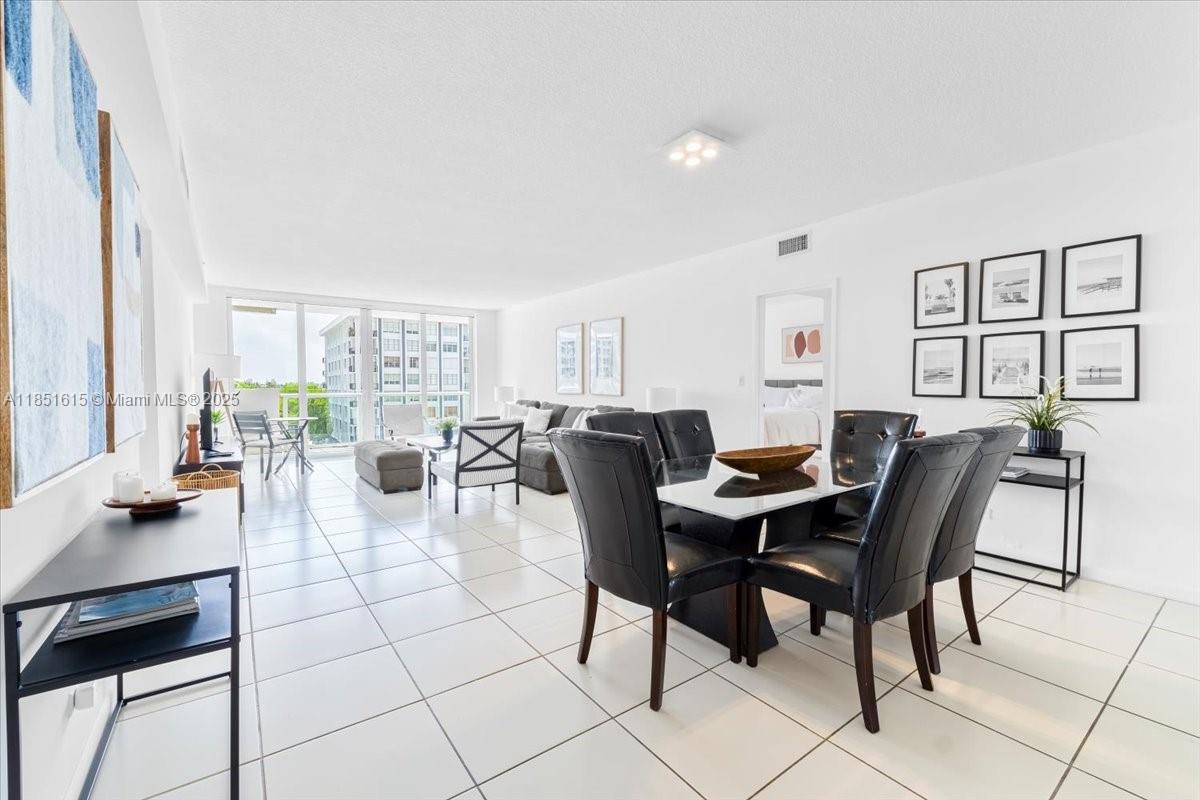 Building with direct beach access. Beautiful and spacious furnished 2-bedroom, 2-bathroom, apartment in Mid Miami Beach, views of the Intracoastal Waterway. Whether you're looking for a vacation retreat, an investment, or a residence, this apartment has all the essentials. Comfort, style, and beach access. Split floor plan with abundant natural light and automatic blackout shades. Amenities: fitness center, pool, grilling area, bike path and storage, business center, elevator, gym, laundry room, and trash chute. Enjoy ocean and city views, combining comfort, style. One of the few buildings in the area that allows short term rentals, maximizing your income. Maintenance includes cable TV and Wi-Fi Basic.