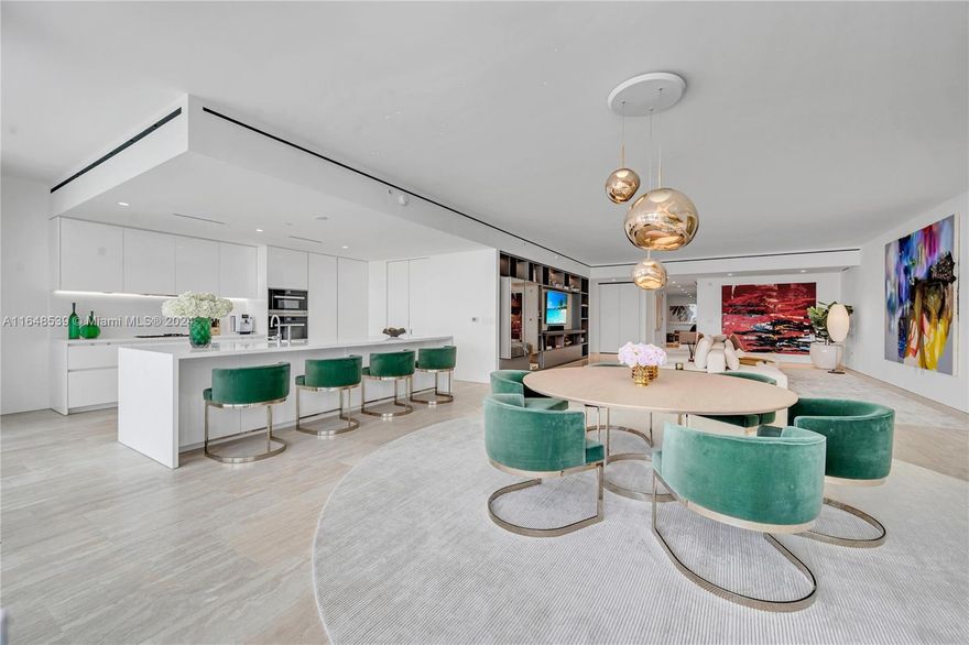Experience the pinnacle of luxury with this rare oceanfront 2-bedroom + den, 2.5-bathroom private residence at the FOUR SEASONS SURF CLUB. Enjoy spectacular ocean views from a stylish dining area and an open entertaining kitchen, perfect for hosting gatherings. Designed by Artefacto and Molteni, this fully furnished turnkey residence offers ample closet space and a seamless transition to sophisticated living. Indulge in exclusive resident-only amenities including four pools, direct beach access, a state-of-the-art fitness center, and a tranquil spa. Savor exceptional dining at The Surf Club Restaurant by Thomas Keller. Benefit from dedicated services such as in-room dining, housekeeping, and concierge. Embrace the art of hospitality and a luxurious lifestyle in this exquisite residence.