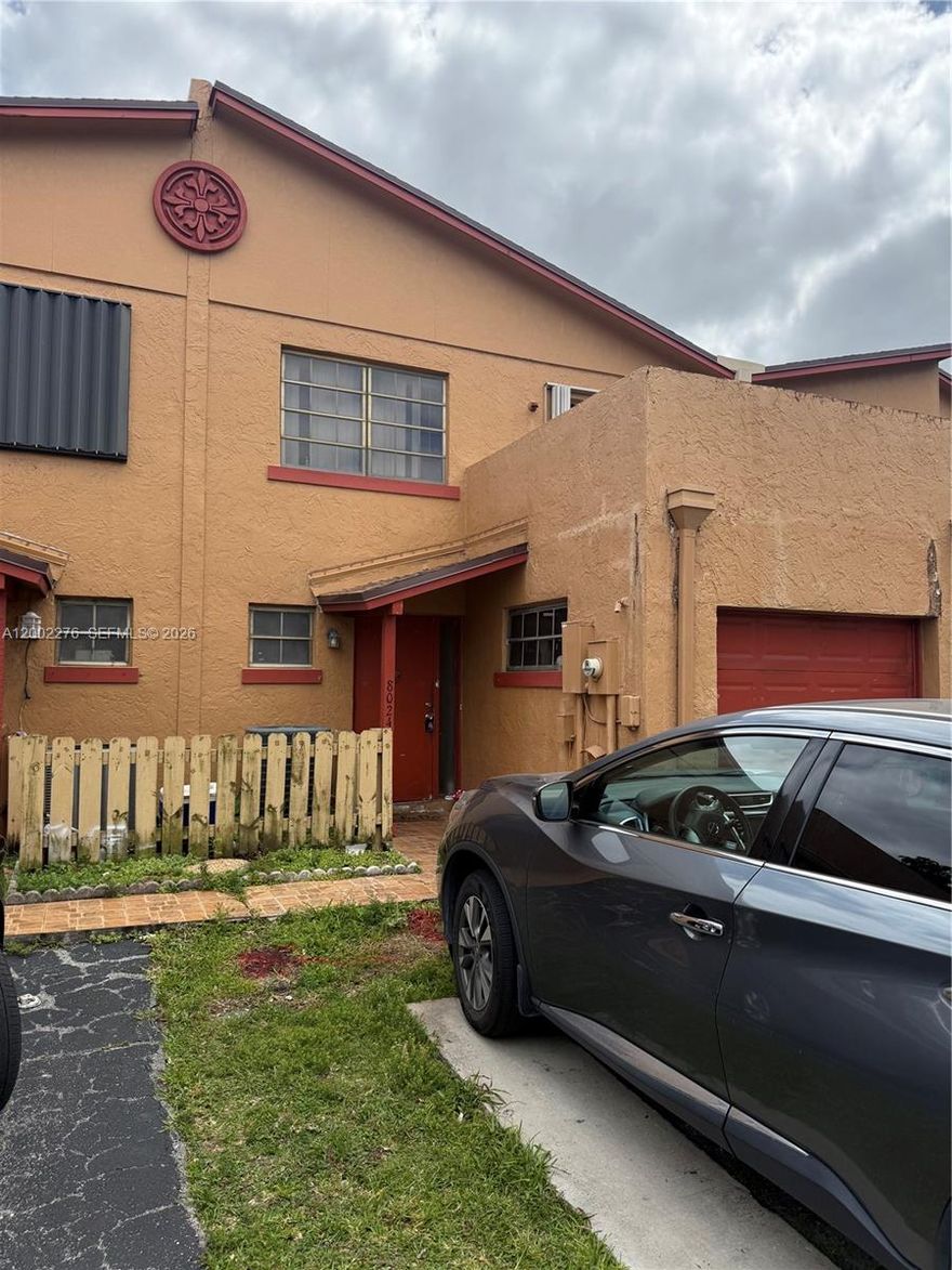The property is in poor condition and needs some TLC or a full renovation perfect for investors. Priced below comparables, this is a great opportunity.It has 3 bedrooms, 2.5 bathrooms, a garage, and a patio
