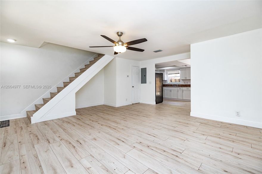 Great opportunity to own a townhome at an affordable price in a convenient North Lauderdale location. This 2-bedroom residence offers a functional layout with comfortable living spaces and assigned parking. Recently upgraded, very light and bright.
The community provides added value with exterior insurance and roof included in the maintenance, helping reduce long-term ownership costs and offering peace of mind.
Ideally located just half a mile from a nearby school, and close to major roads, shopping, and daily conveniences.
Perfect for first-time buyers or investors looking for a well-priced property with strong fundamentals.