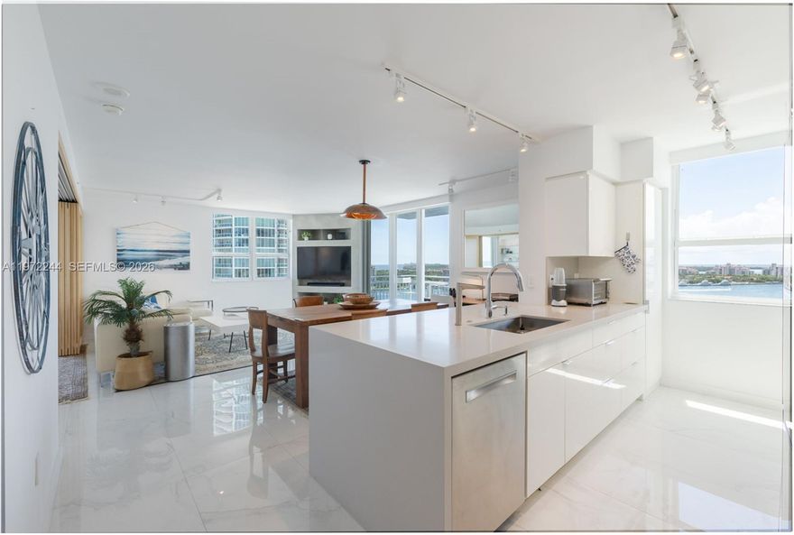 Fully furnished and completely renovated rental at The Yacht Club at Portofino available April 1 to Oct 31, 2026. Features new impact windows and doors, sleek modern finishes, and sweeping views of Downtown Miami, Port of Miami, Fisher Island, Miami Beach Marina, and spectacular sunsets. Located in the coveted South of Fifth neighborhood, steps from the beach, South Pointe Park, dining, and nightlife. Luxury full-service building with resort amenities including pool, gym, tennis, concierge, and security.